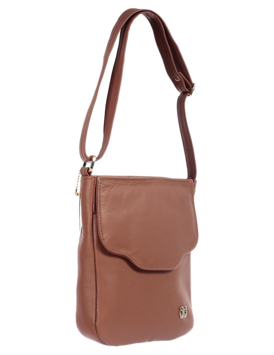 Bolsa messenger Gino Goganni de piel para mujer 4