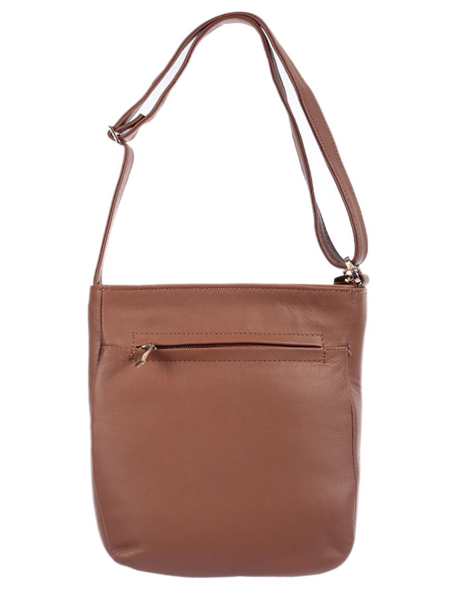Bolsa messenger Gino Goganni de piel para mujer 3