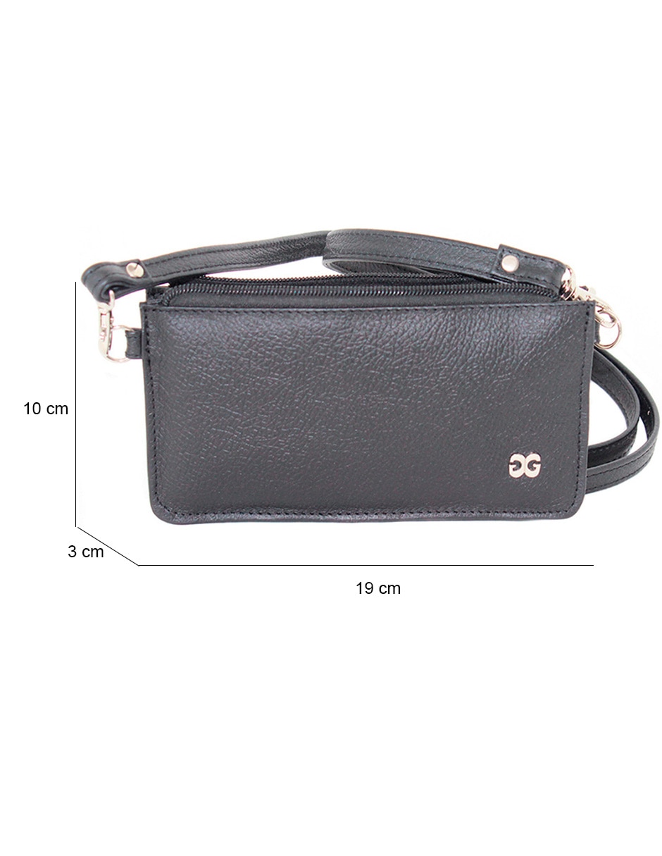 Bolsa crossbody Gino Goganni de piel para mujer