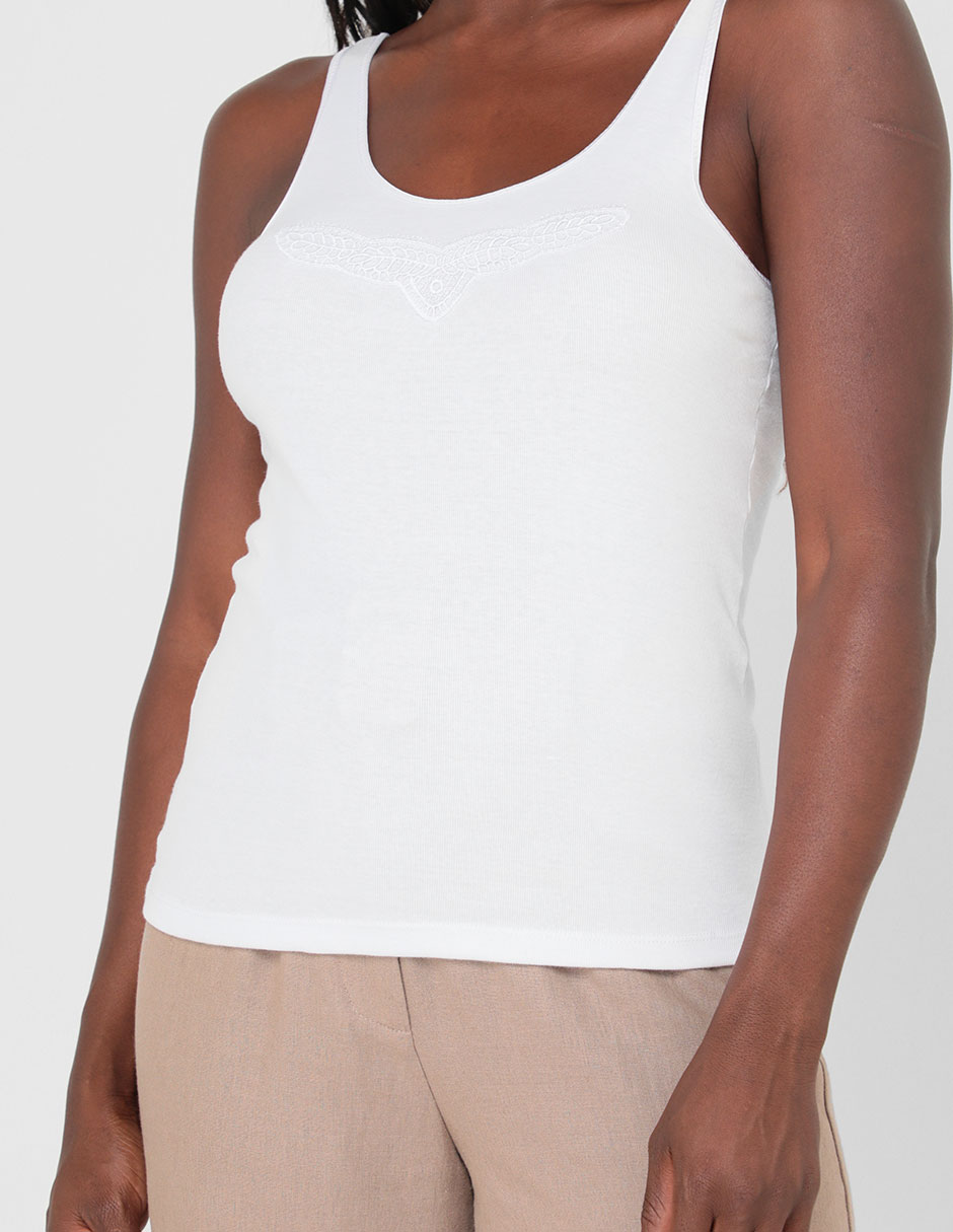 Camiseta LIEB cuello redondo de algodón