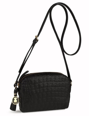 Bolsa crossbody de piel para mujer