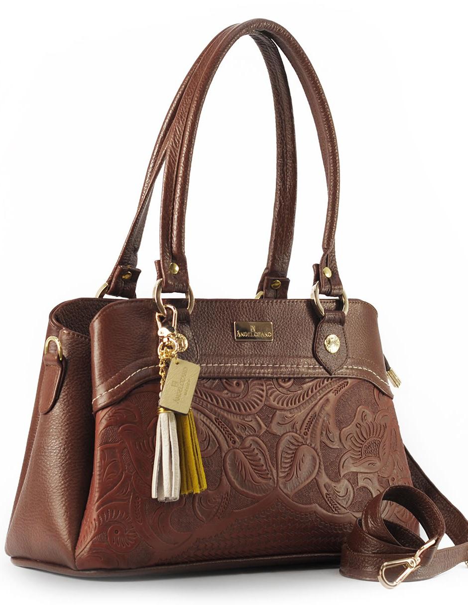Bolsa satchel México Querido de piel para mujer 5