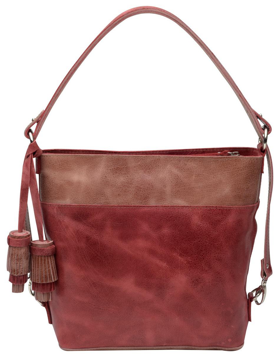 Bolsa frame de piel unisex