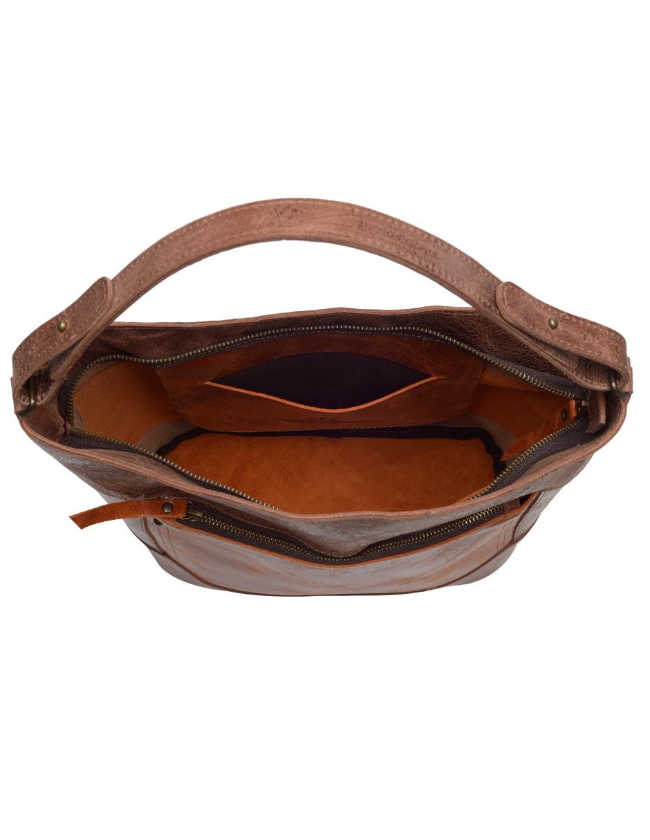 Bolsa tote de piel para mujer