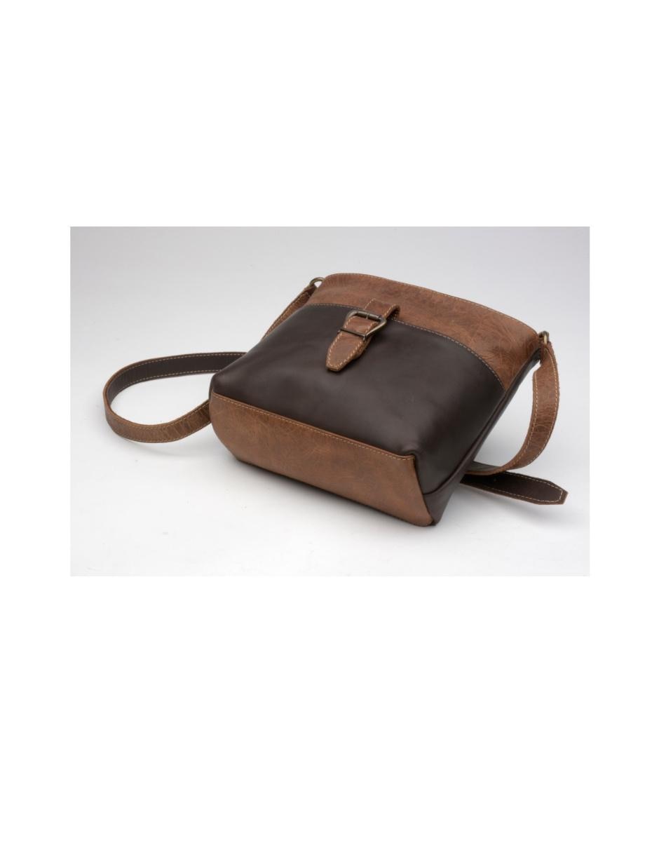 Bolsa crossbody de piel para mujer