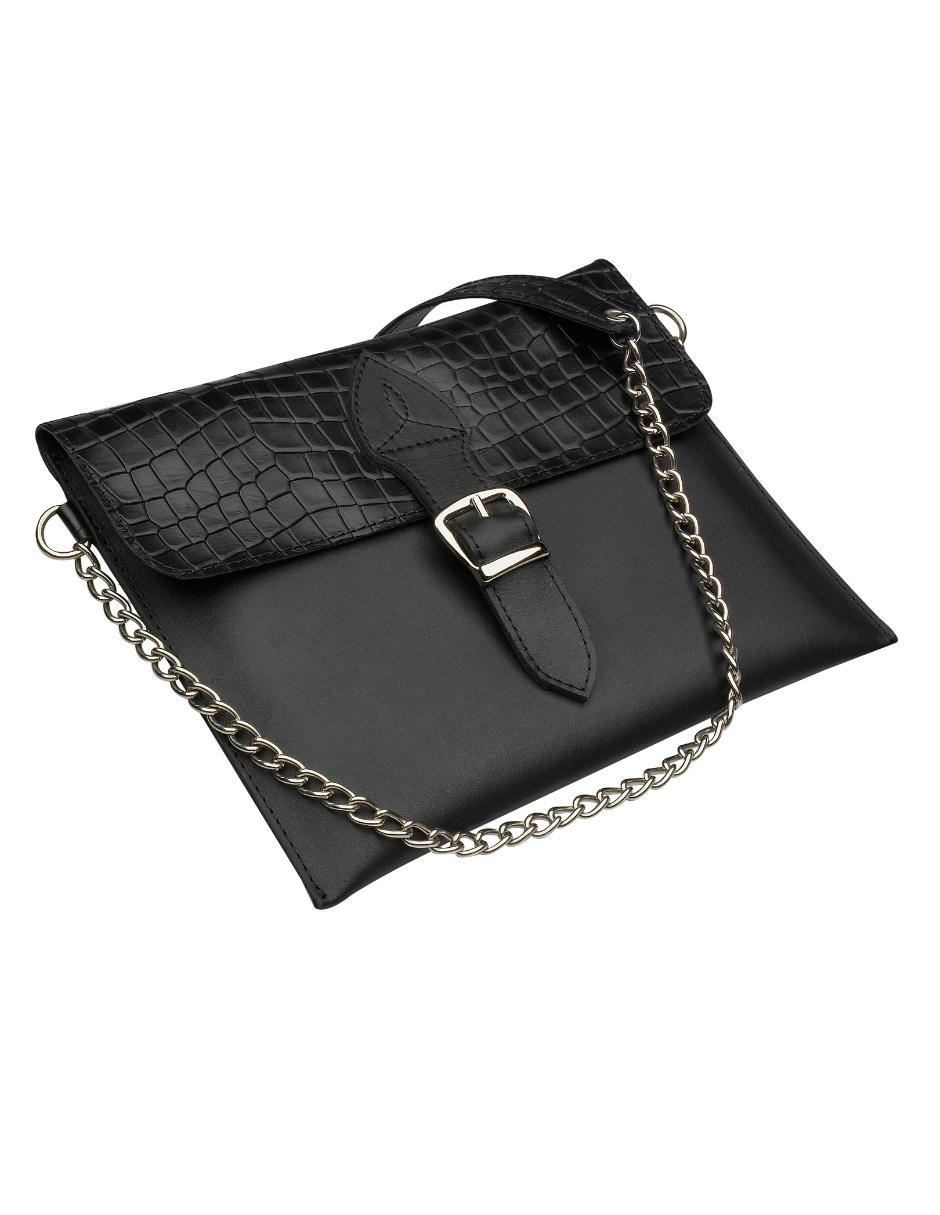 Bolsa crossbody de piel para mujer