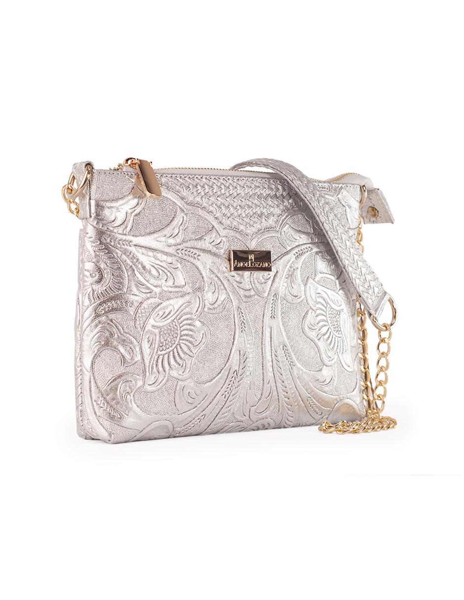 Bolsa crossbody de piel para mujer