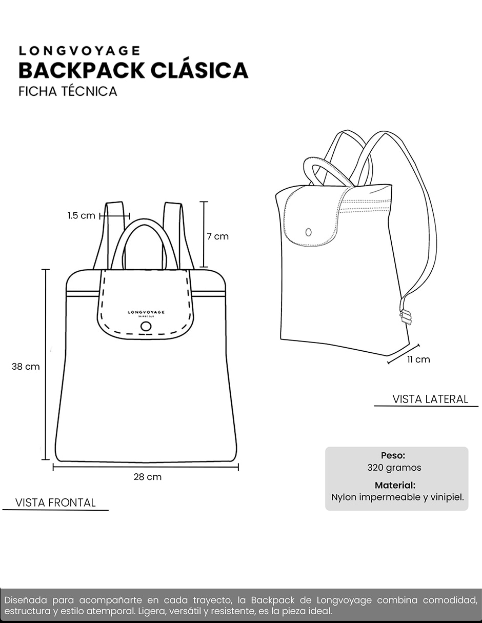 Mochila casual para mujer 8