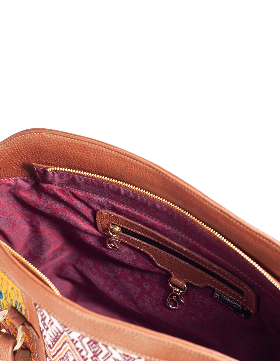 Bolsa tote México Querido de piel para mujer 4