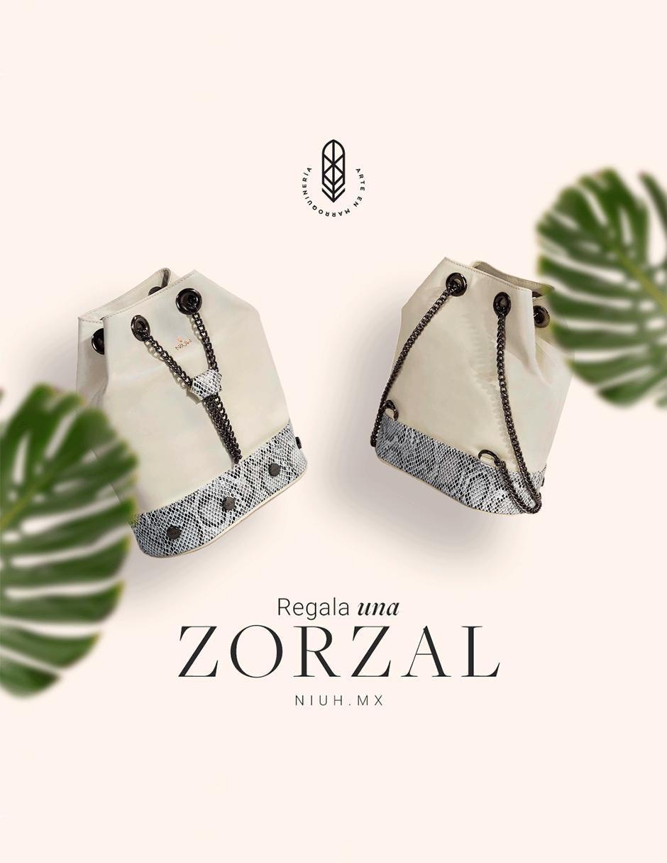 Backpack Zorzal de piel para mujer 6