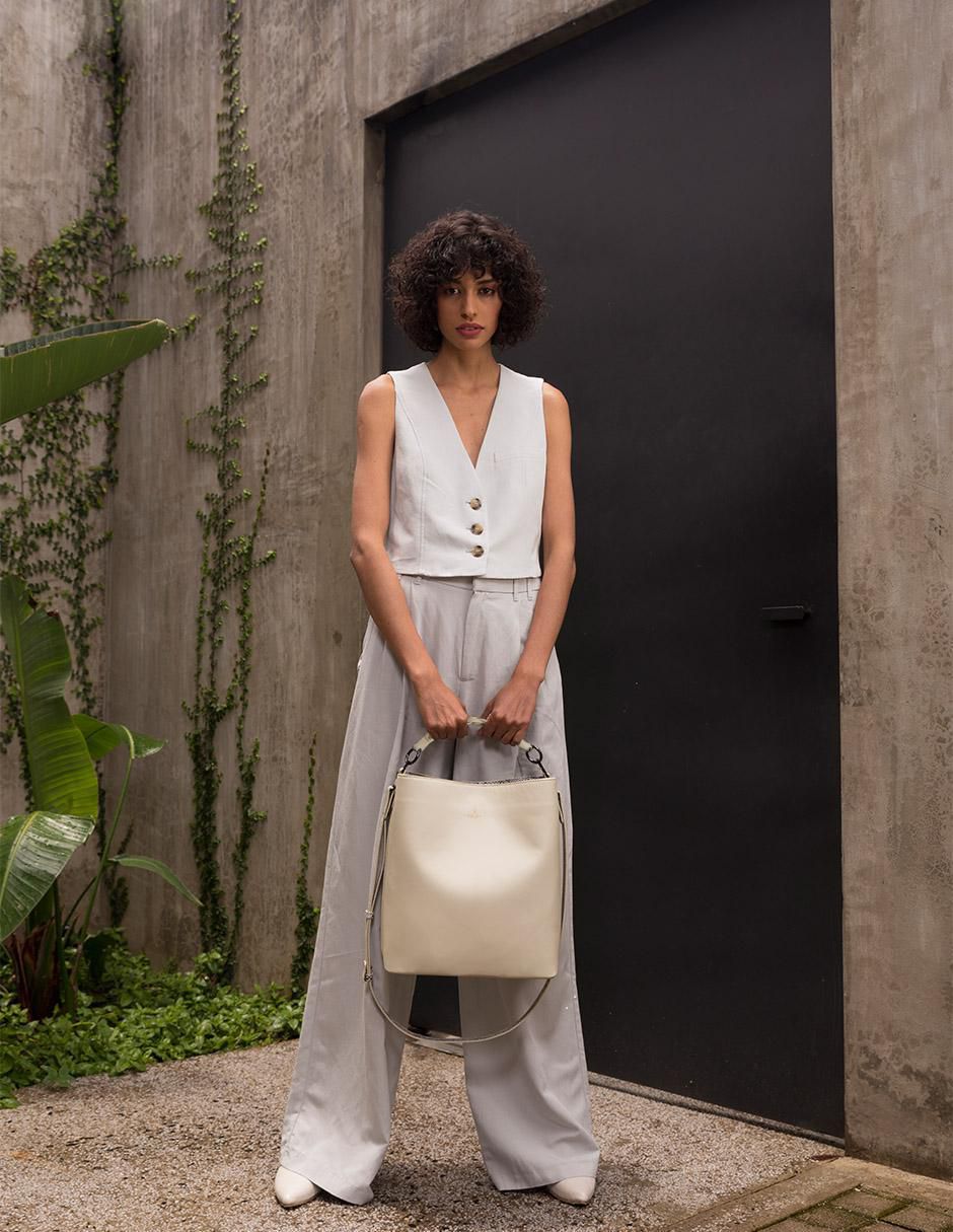 Bolsa tote Canea de piel para mujer