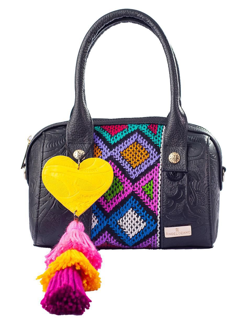 Bolsa bowler Alix de piel para mujer