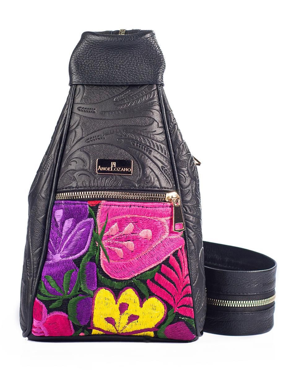 Bolsa messenger Celia de piel para mujer