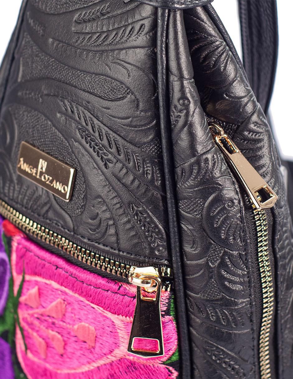 Bolsa messenger Celia de piel para mujer