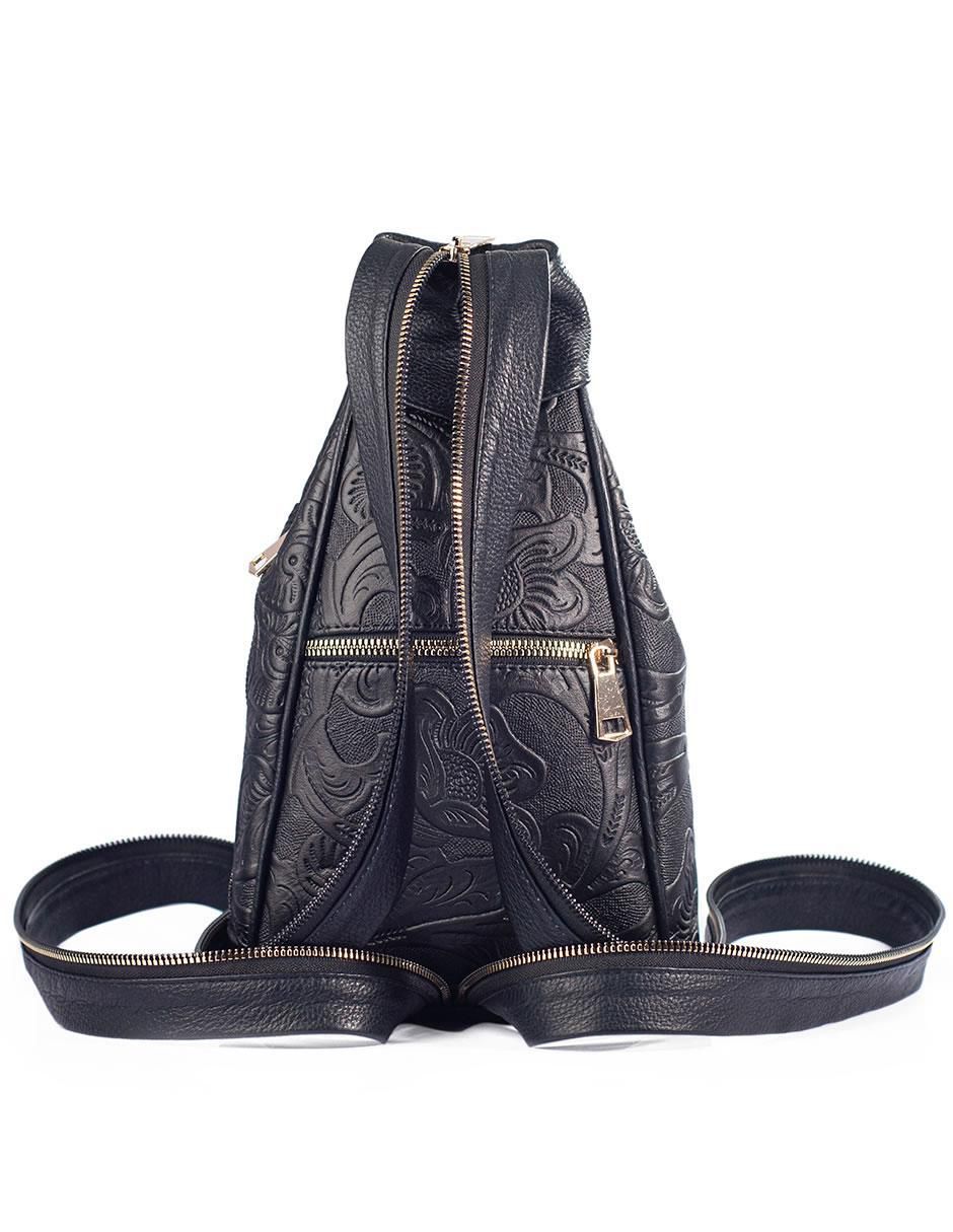 Bolsa messenger Celia de piel para mujer