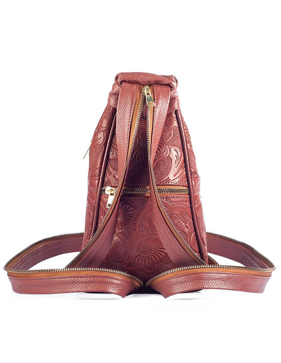 Bolsa messenger Celia de piel para mujer