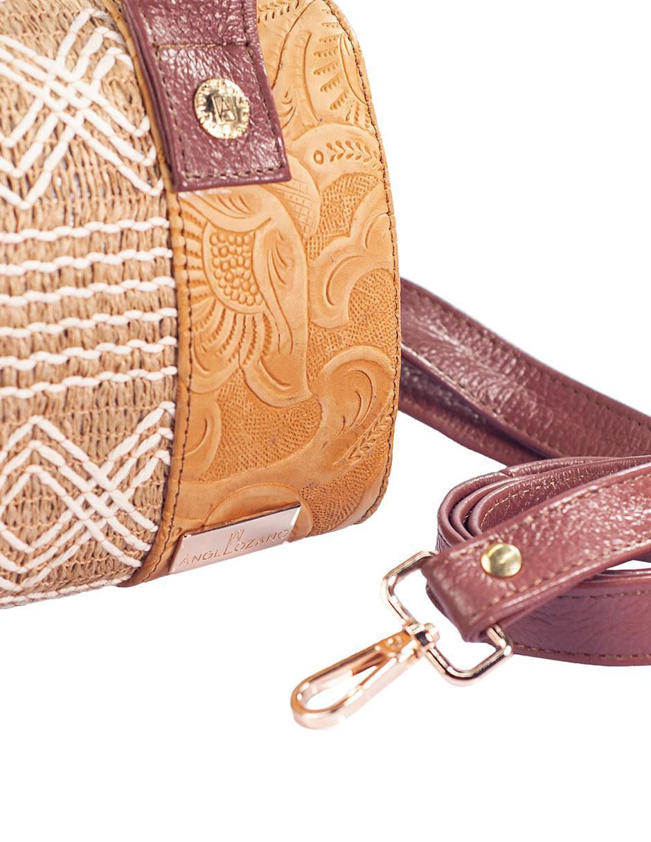 Bolsa bowler Alix de piel para mujer 5