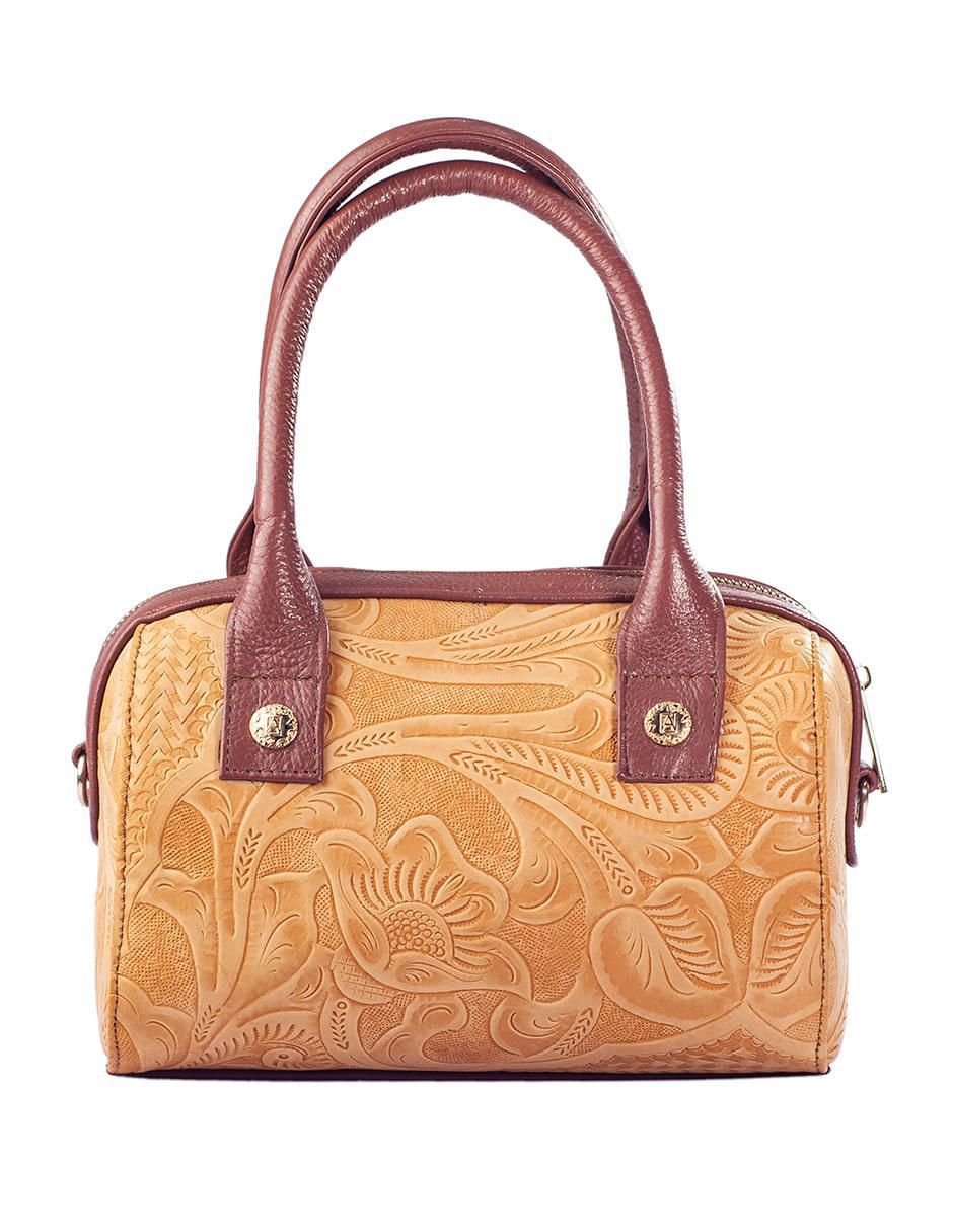 Bolsa bowler Alix de piel para mujer 2