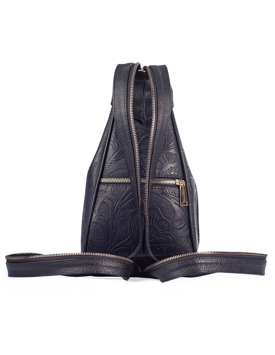 Bolsa messenger Celia de piel para mujer 6