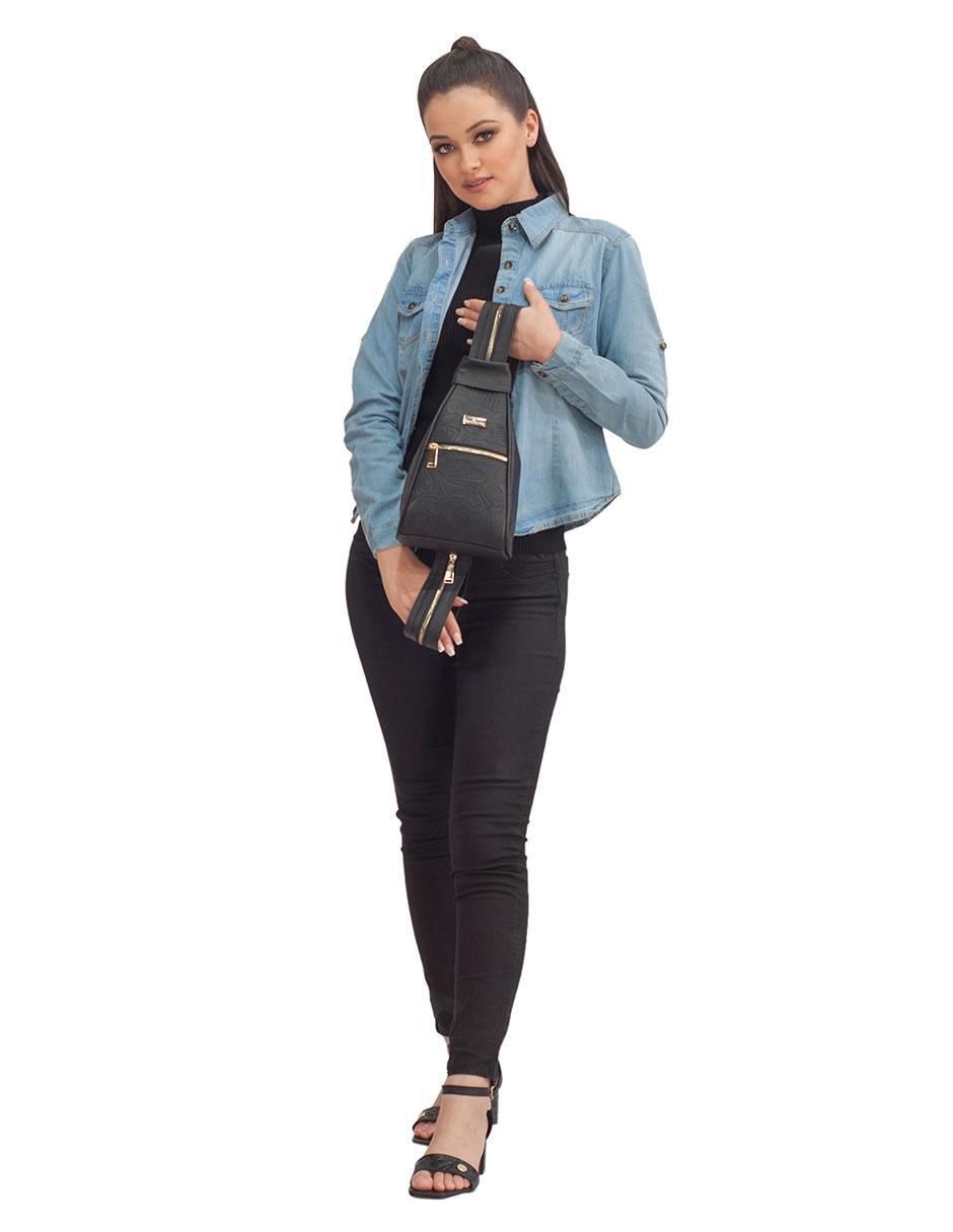 Bolsa messenger Celia de piel para mujer