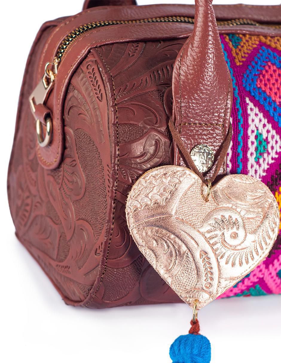 Bolsa bowler Alix de piel para mujer