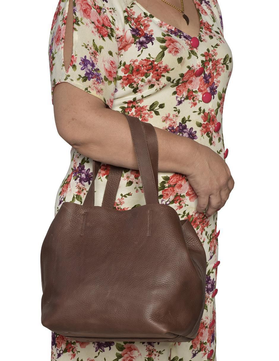 Bolsa hobo de cuero para mujer 6