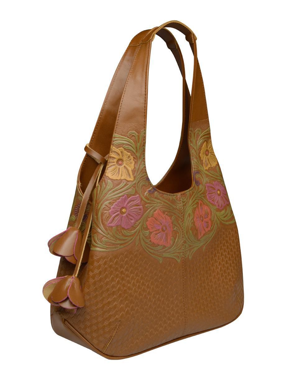 Bolsa hobo Nowei de cuero para mujer