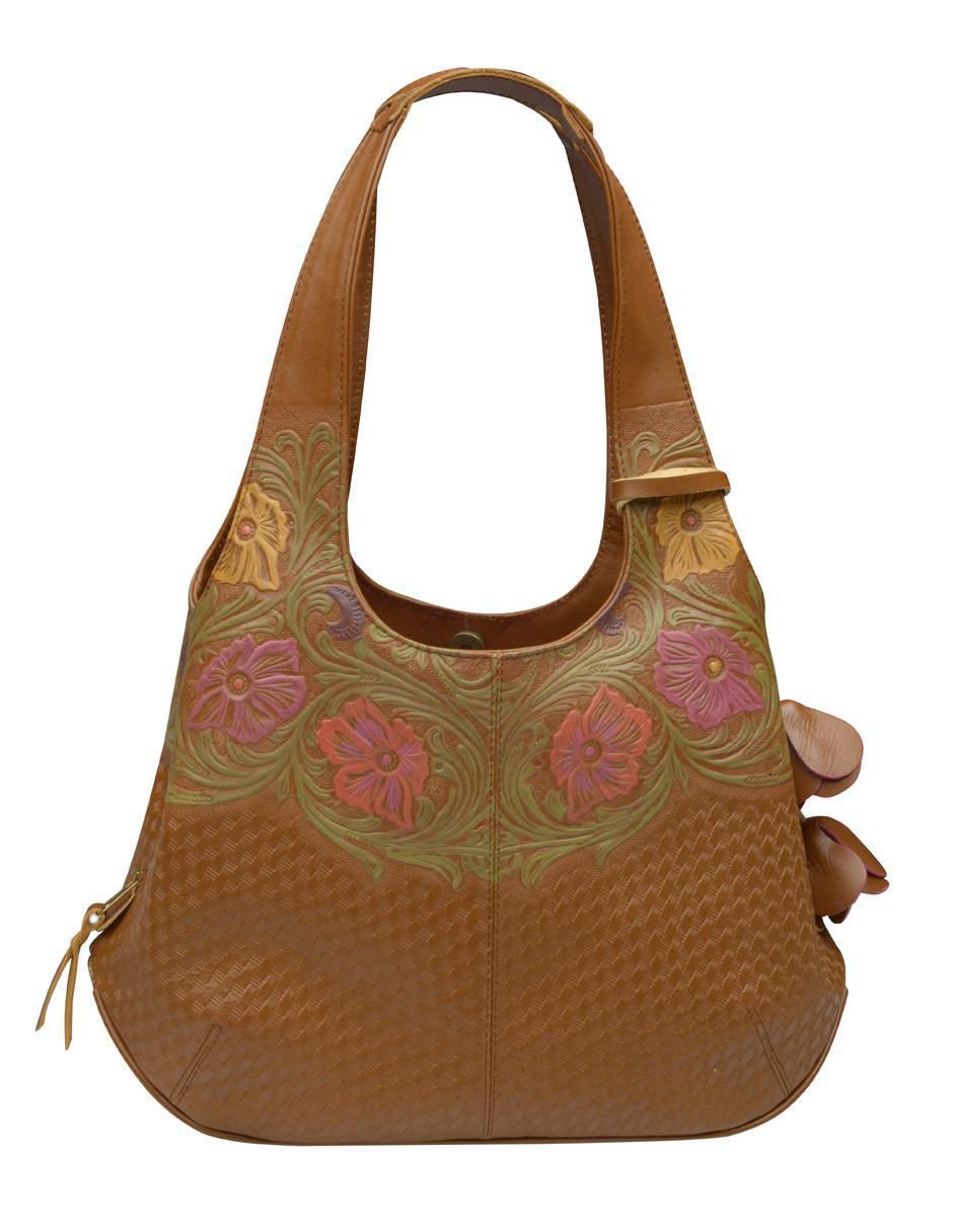 Bolsa hobo Nowei de cuero para mujer