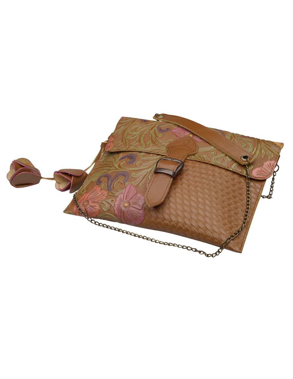 Bolsa crossbody Nowei de cuero para mujer 5