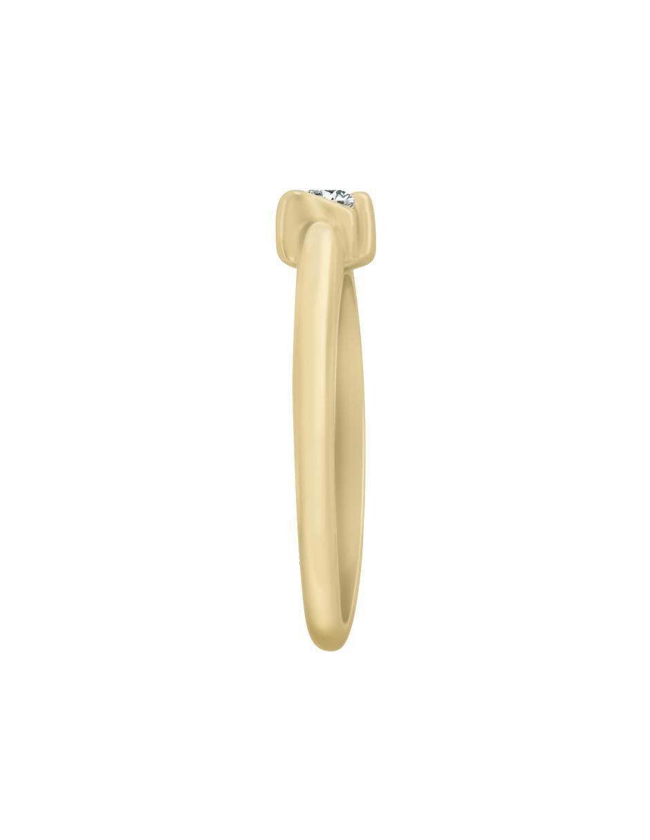 Solitario de oro 14 k Imperial diamante 3