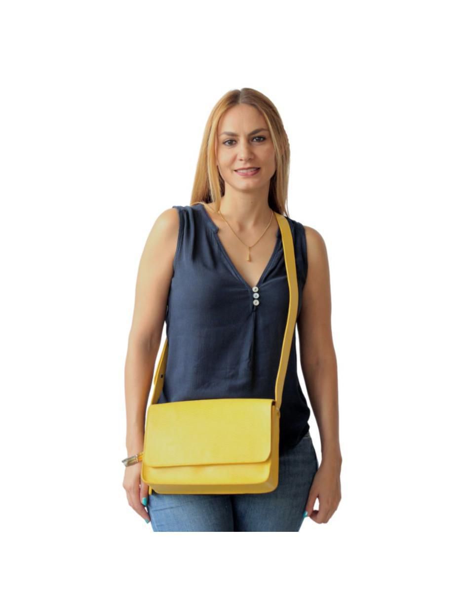 Bolsa crossbody Moda Atemporal de piel para mujer 2