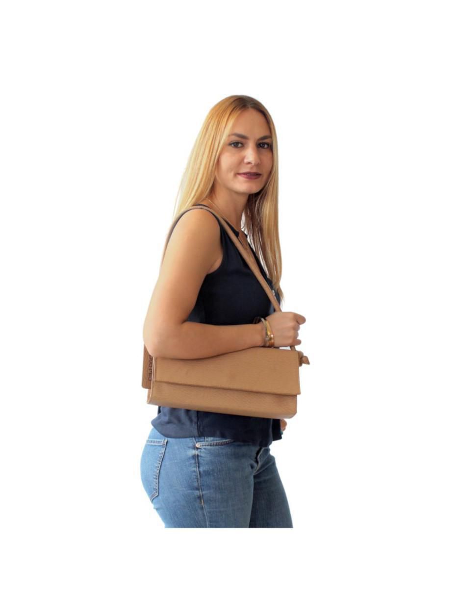 Bolsa clutch Moda Atemporal de piel para mujer