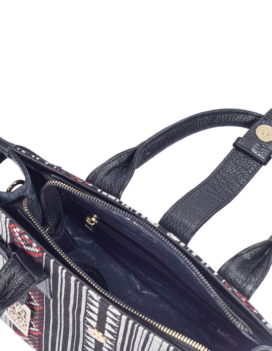 Bolsa satchel Samantha de piel para mujer