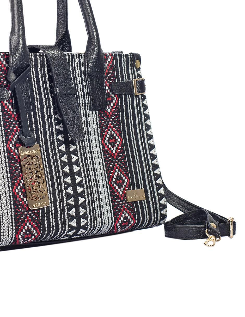 Bolsa satchel Samantha de piel para mujer