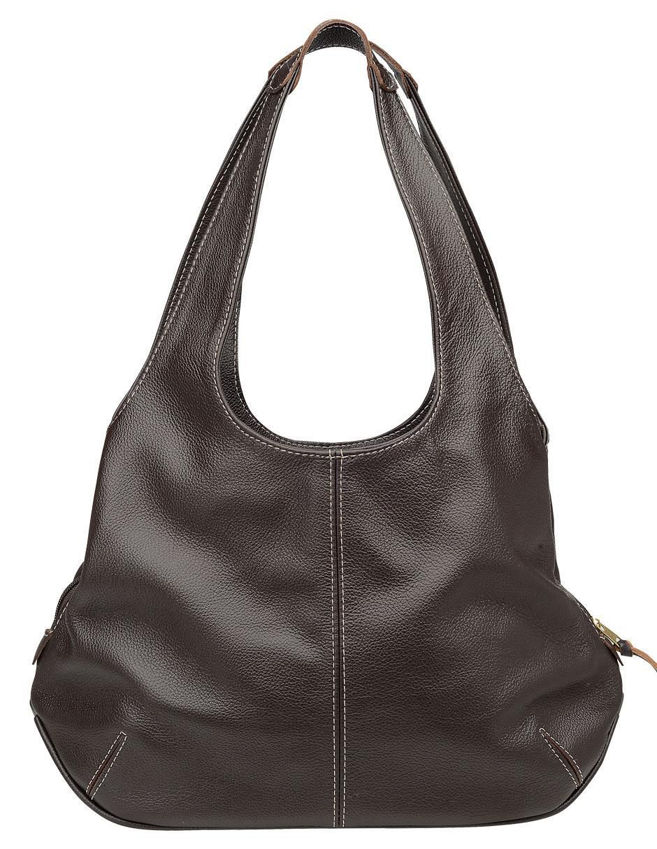 Bolsa hobo de cuero para mujer