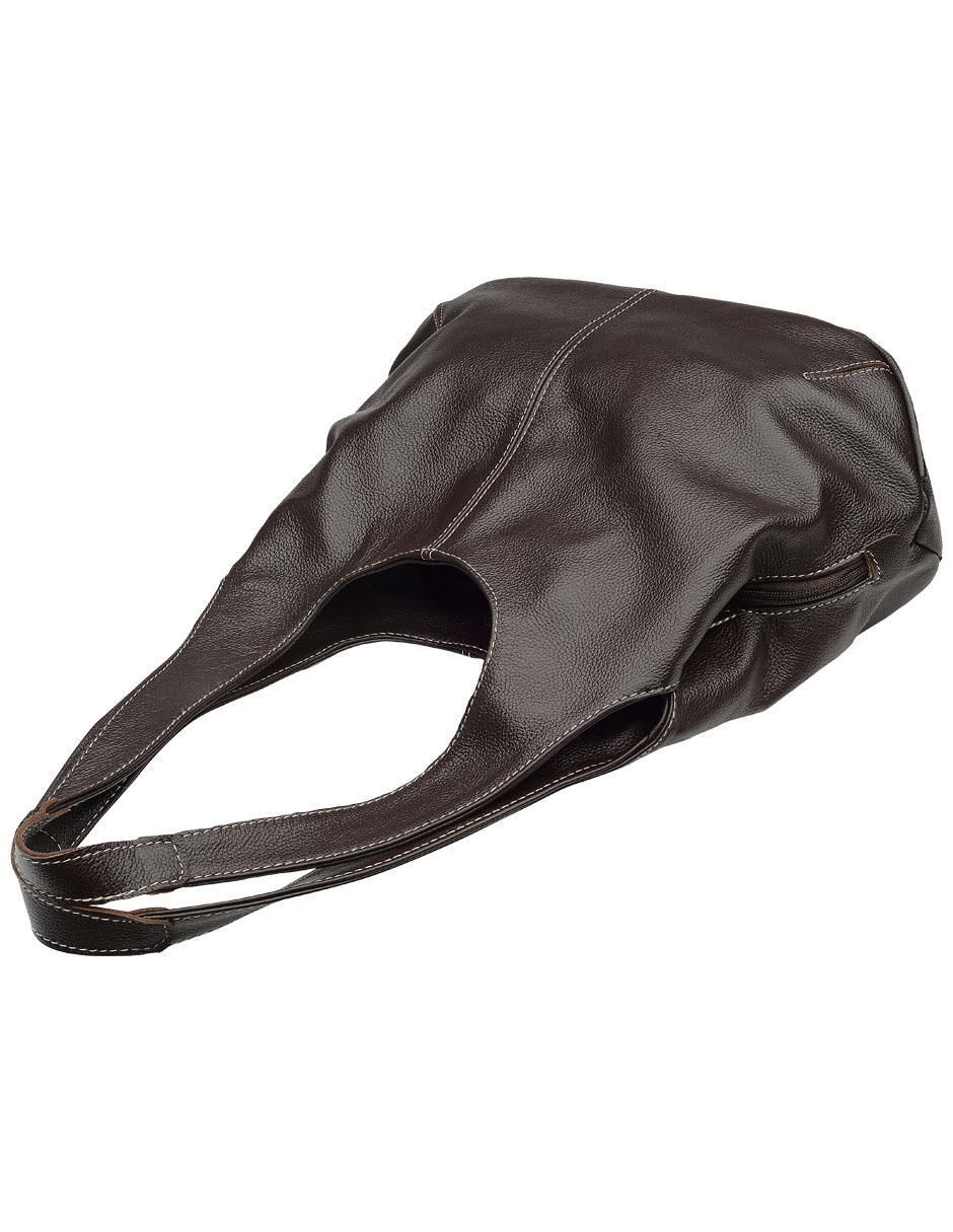 Bolsa hobo de cuero para mujer