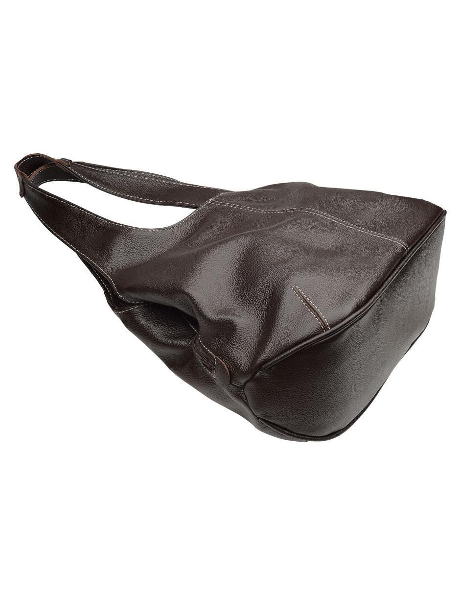 Bolsa hobo de cuero para mujer