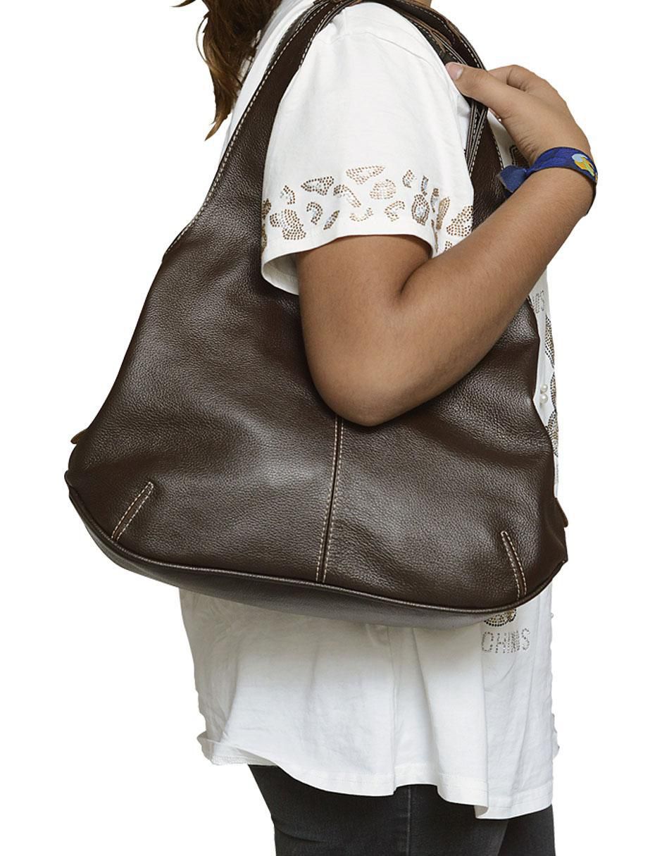 Bolsa hobo de cuero para mujer 6