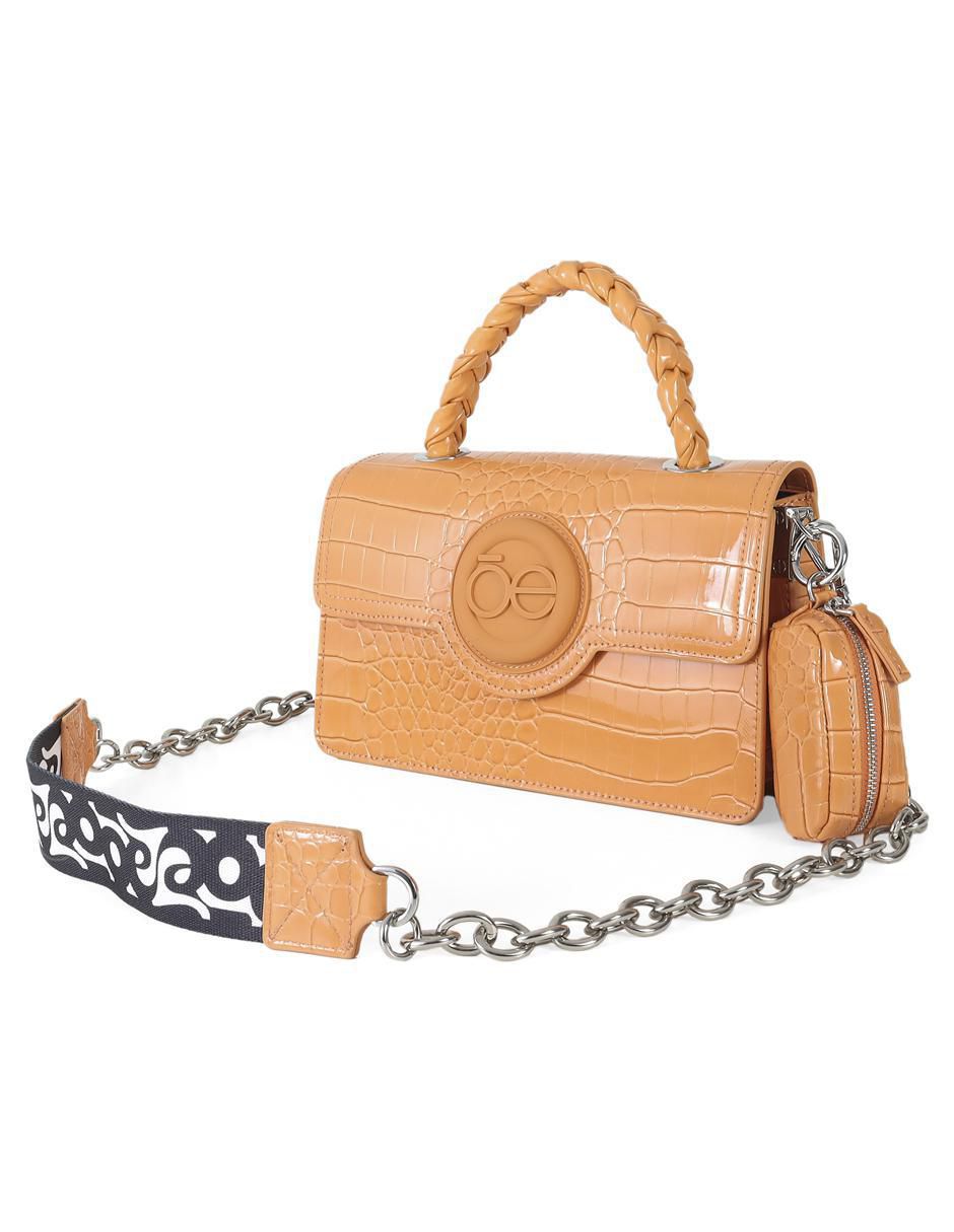 Bolsa satchel Cassani para mujer 7