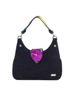Bolsa satchel de piel para mujer