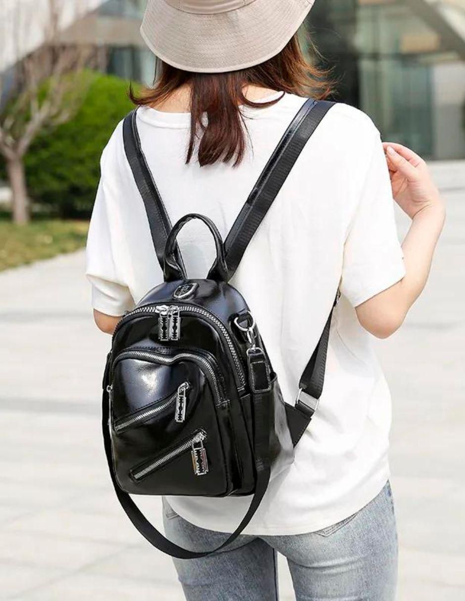 Backpack Fashion And Life de cuero unisex 6