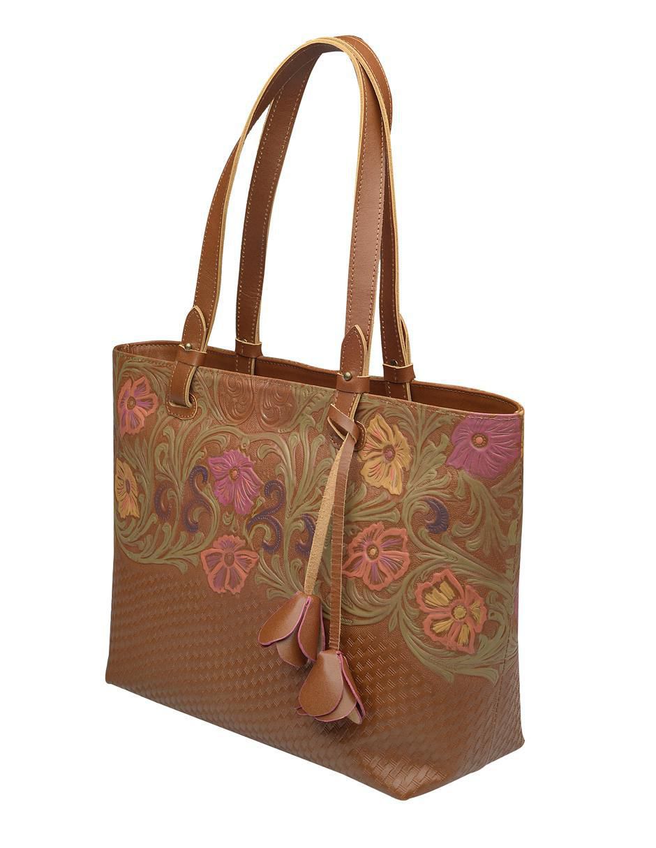 Bolsa tote de piel para mujer