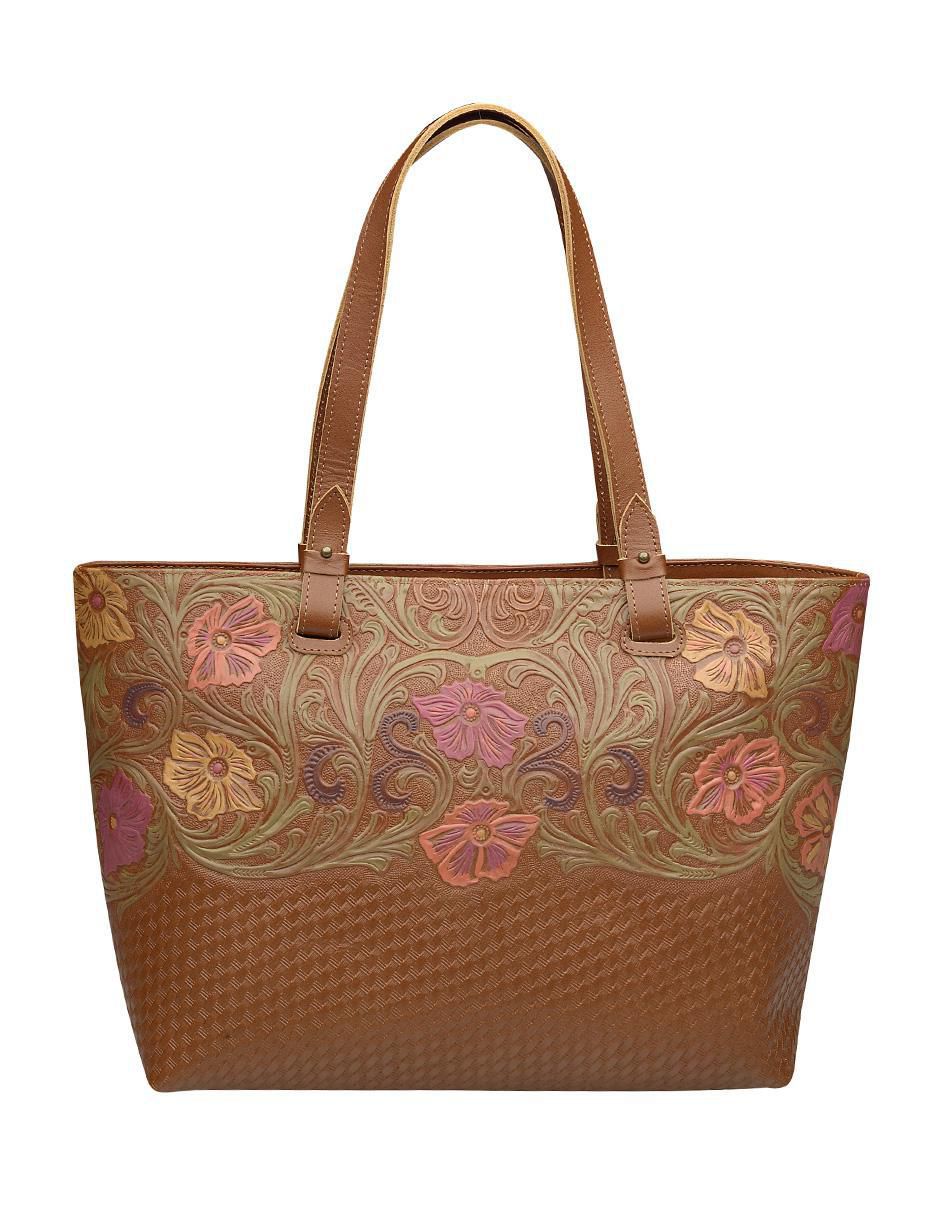 Bolsa tote de piel para mujer