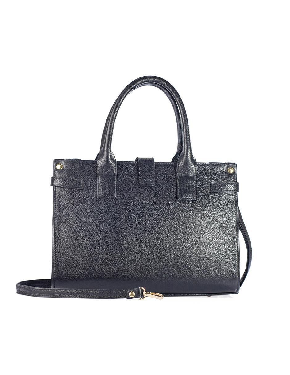 Bolsa satchel Samantha Telar Zinacantán de piel para mujer 5