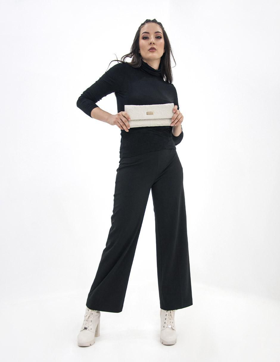 Bolsa clutch Sara Piel Grabada de piel para mujer 2