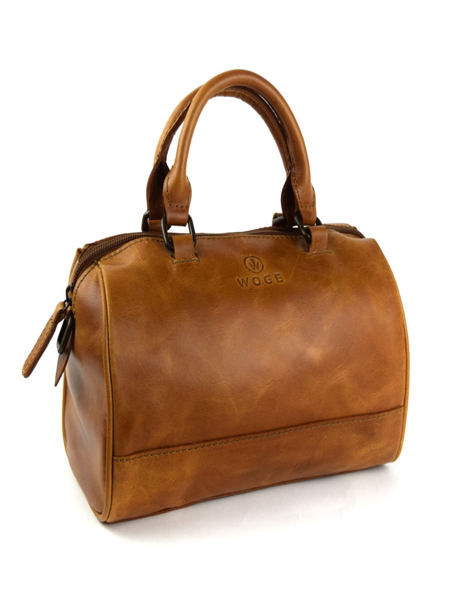 Bolsa bowler México de piel para mujer