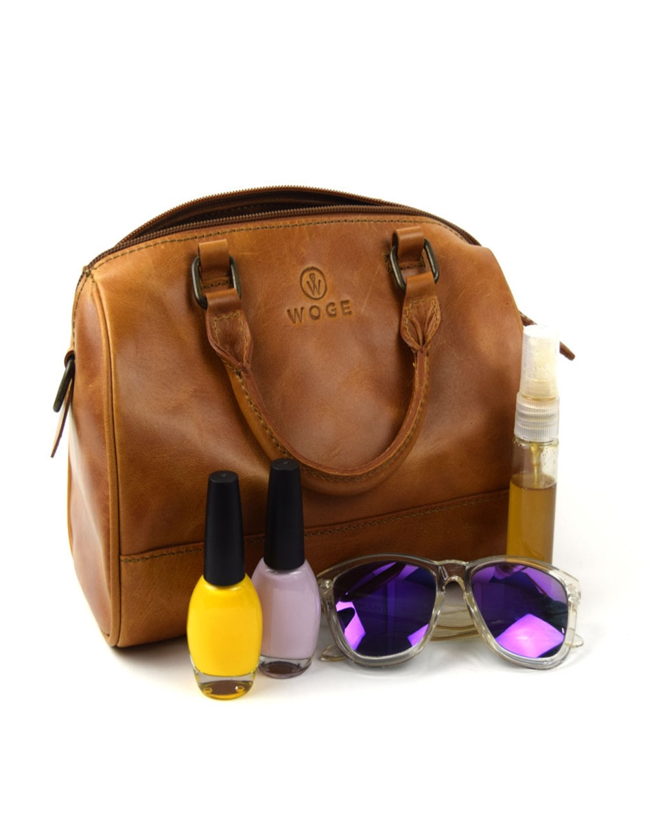 Bolsa bowler México de piel para mujer 5