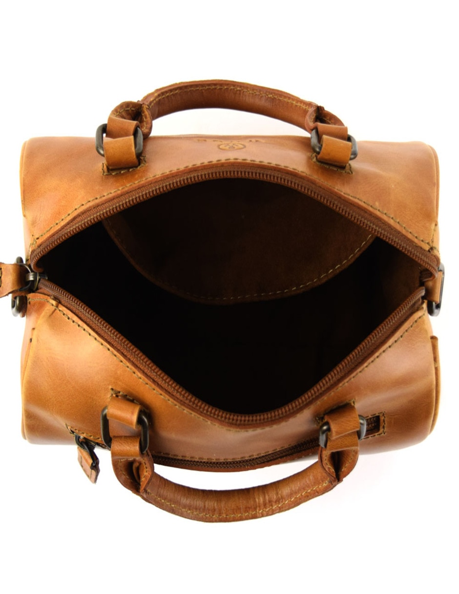 Bolsa bowler México de piel para mujer