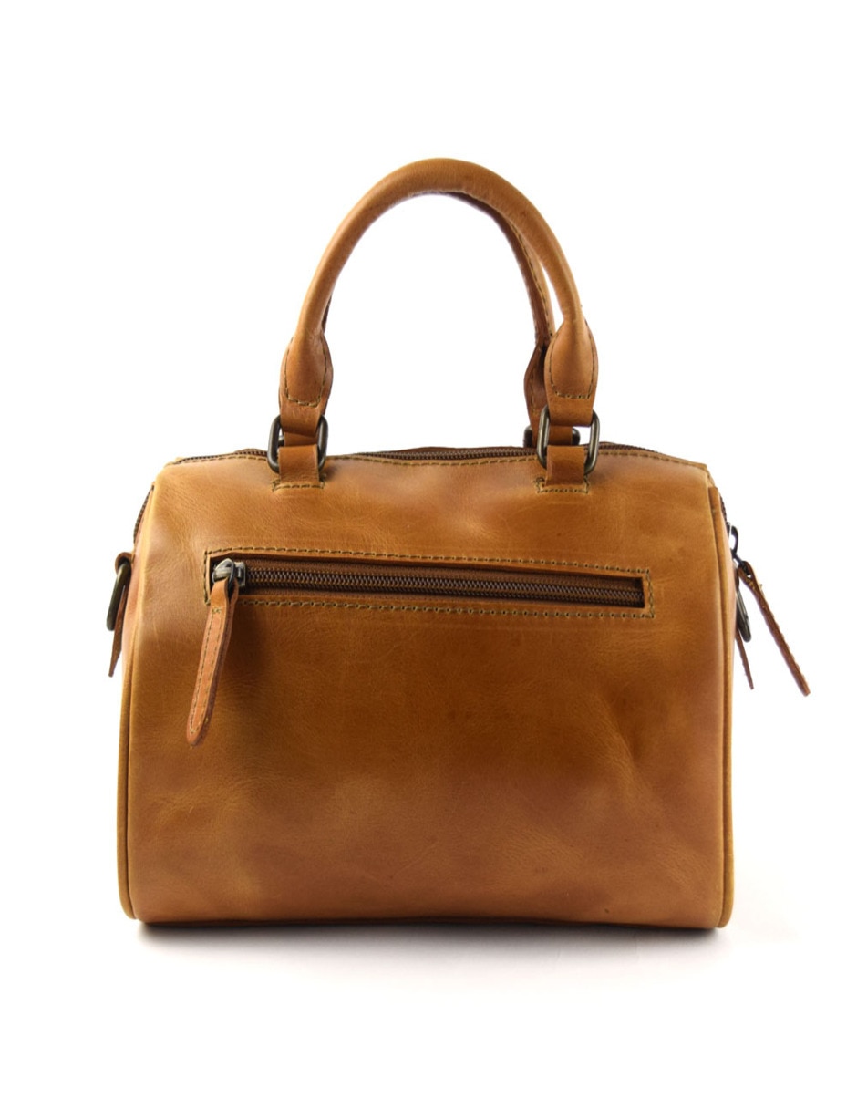Bolsa bowler México de piel para mujer 7