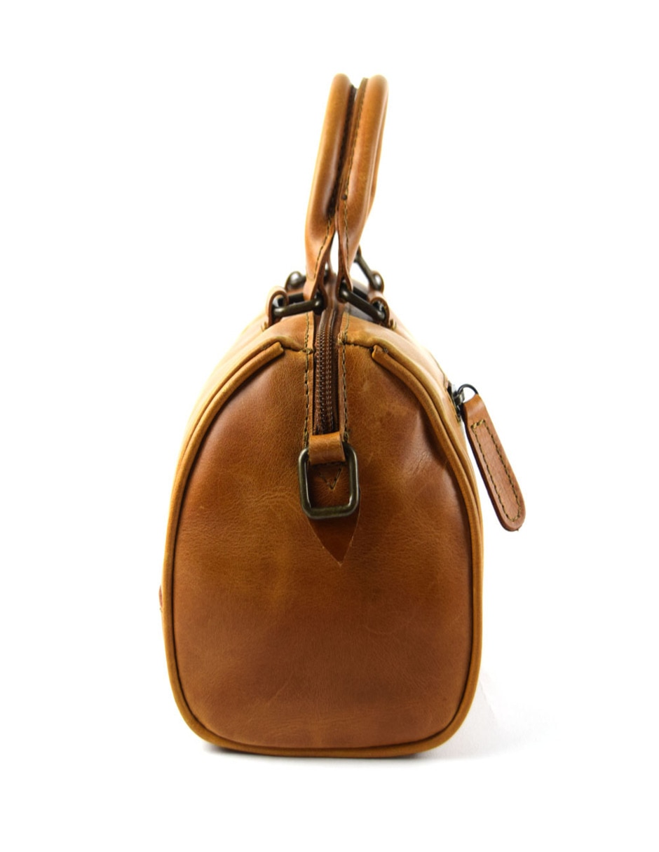 Bolsa bowler México de piel para mujer